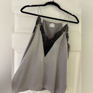 Cami NYC silk lace cami top - medium